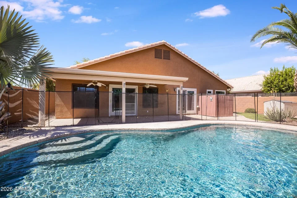 First-time homeowner's pool